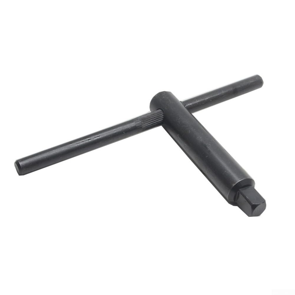 Lathe Chuck Key, Heavy Duty Milling Square Wrench Spanner Tool 8MM 10MM 12MM 14MM 17MM CNC Router Engraving Machine T-Handle Grip(17 * 17mm)