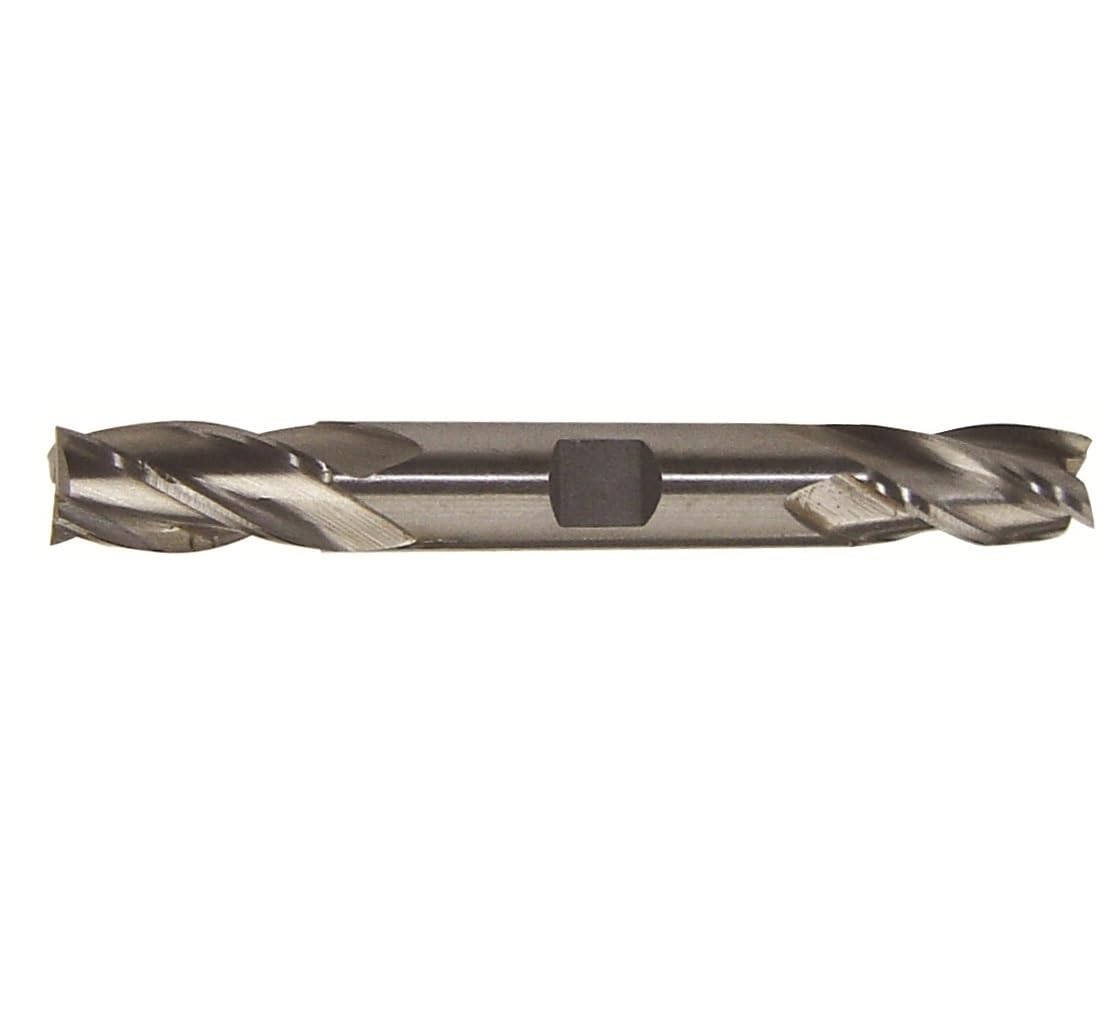Drill America 9/32" High Speed Steel 4 Flute Double End End Mill, DWC Series