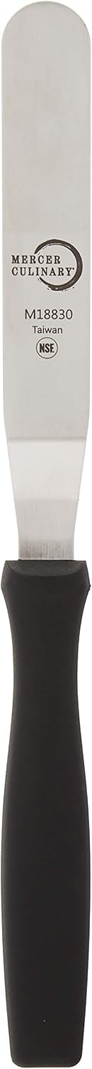 Offset Spatula, 4.5 Inch, Stainless Steel,Black
