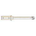 YG-1 P28001 Flanged Straight Extended Length Spade Drill Shank Holder, Straight Flute, 33/64"-11/16" Drill Insert Range, 3/4" Shank Diameter