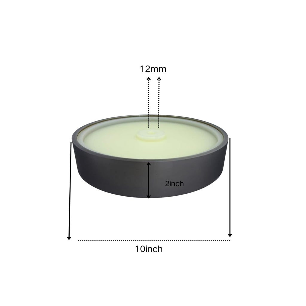 10-inch 800 grit CBN Grinding Wheel, Designed for Sharpening high-Speed Steel Tools, Lathe Tools, and Chisel Sets.Dimensions: 2" Wide x 12mm Bore (800-grit)