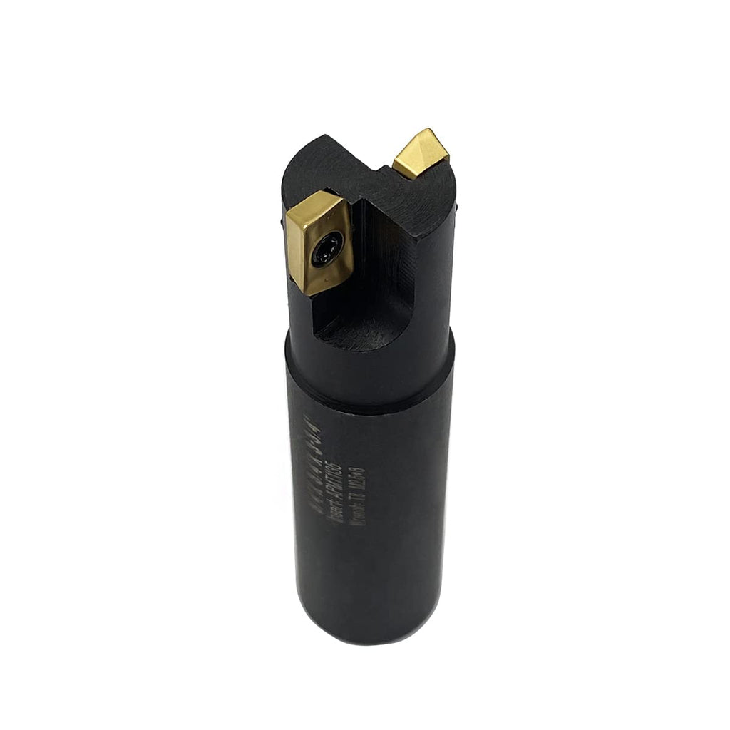 GBJ 3/4" * 3/4" * 3“-2T +10pcs APMT1135PDER Gold 90 ° Indexable End Mill Holder Carbide Inserts Square Shoulder Face milling Slotting Milling Arbor