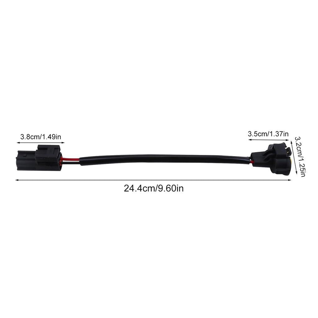Vorally Headlight HID to Halogen Conversion Wire Harness Light Cable Connector Compatible for Maxima Altima Rogue Left and Right Car Wiring Harness Replaces 0238y-2.8-21-11 022a-2.2-11