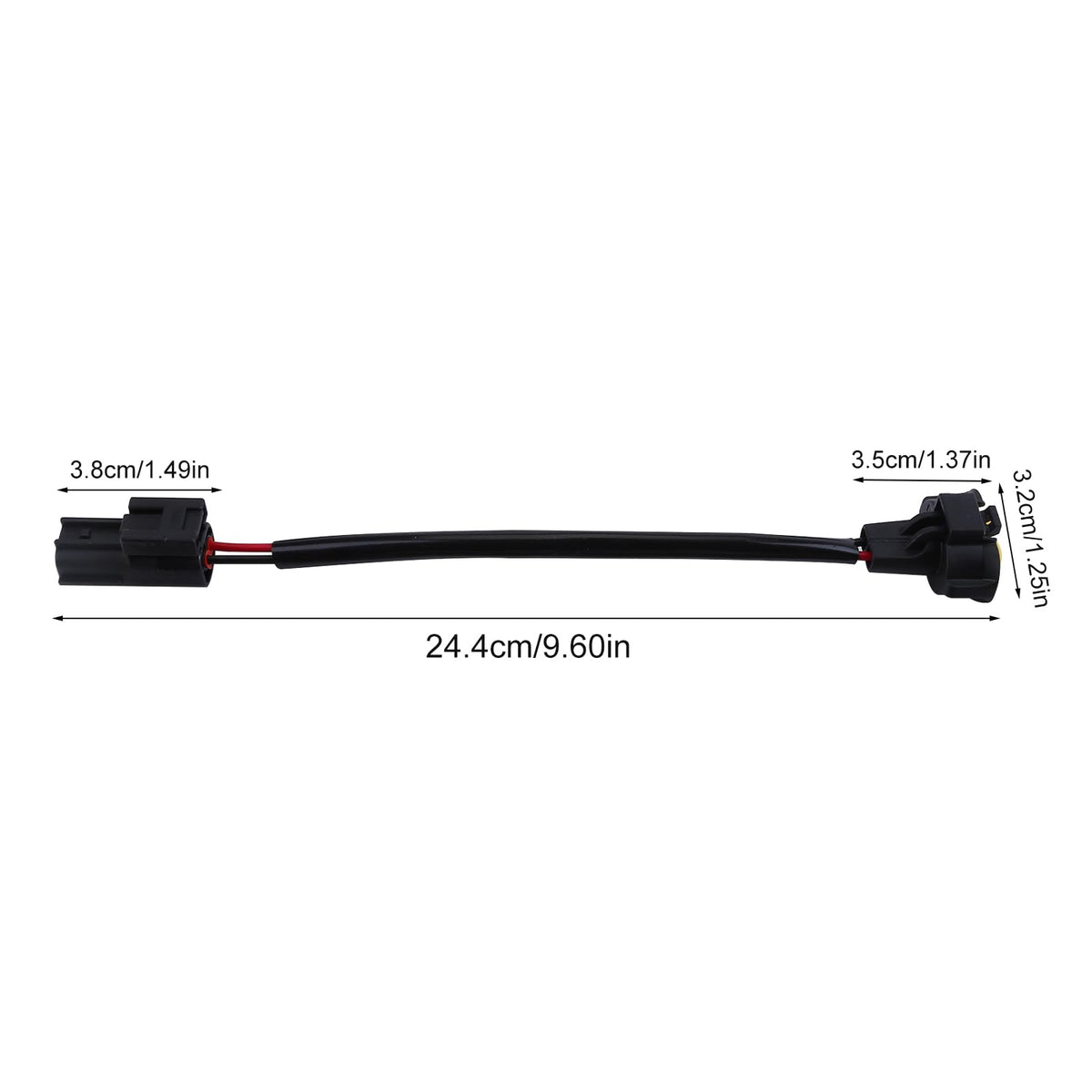 Vorally Headlight HID to Halogen Conversion Wire Harness Light Cable Connector Compatible for Maxima Altima Rogue Left and Right Car Wiring Harness Replaces 0238y-2.8-21-11 022a-2.2-11