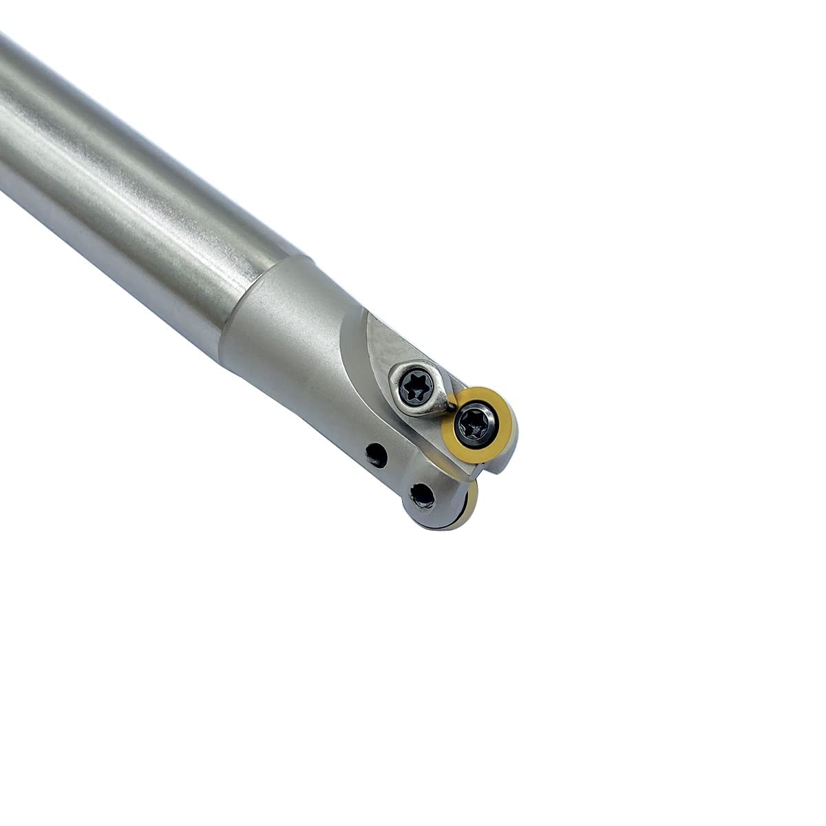 GBJ EMR R5 Round Nose Indexable End Mill Holder for RPMW10 Carbide Inserts Milling Cutter Arbor Holder milling Face milling Slotting (10pcs RPMW1003MO + EMR C20-5R21-150L)