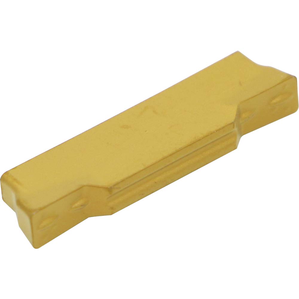 Indexable Carbide Grooving Inserts MGMN300-M (3mm) Tin Coated CNC Carbide Turning Inserts Lathe Inserts Cutters for MGEHR MGIVR Lathe Grooving Cut-Off Tool,Processing Steel,10 Pcs/Box