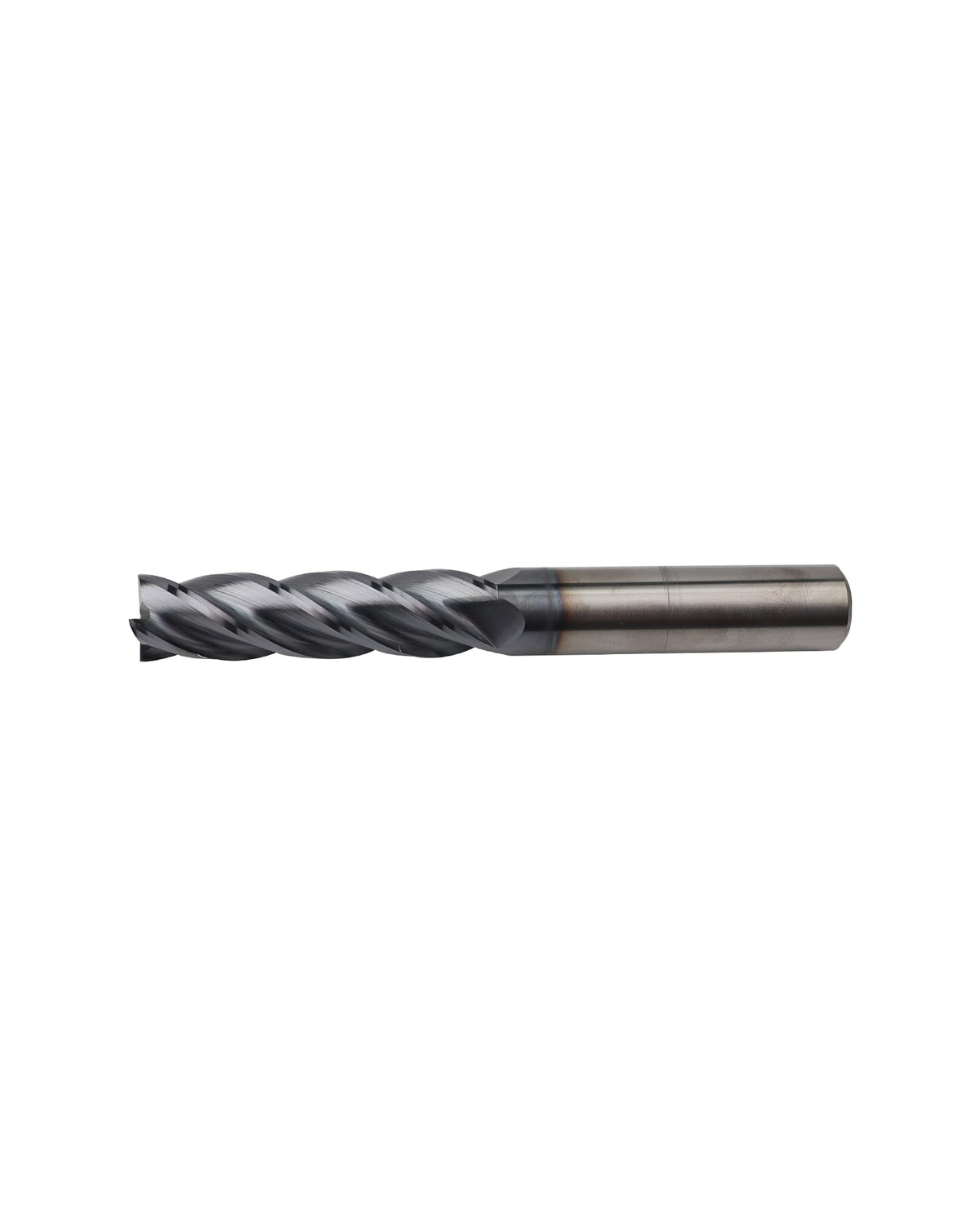 Zorqon 3/4'' Carbide Long End Mill, 4 Flute, AlTiN Coating