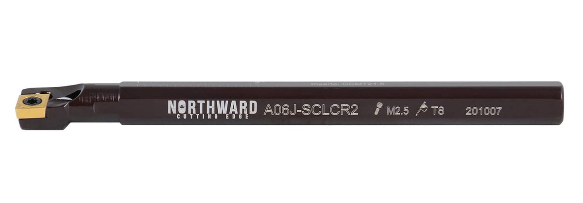 Accusize 3/8" Right-Hand SCLCR Coolant Through Indexable Boring Bar