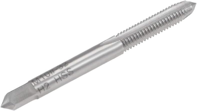uxcell Machine Tap 10-32 UNF Thread H2 Class 3 Flutes High Speed Steel 5pcs