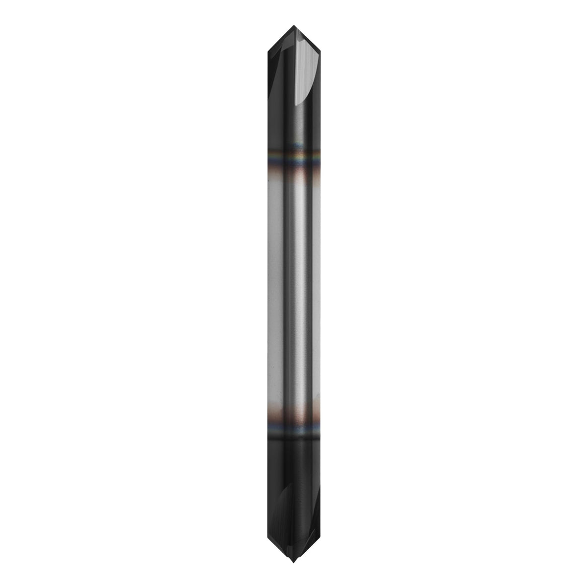 1/4in Solid Carbide End Mill, Chamfer Mill - Double End, 4 Flutes