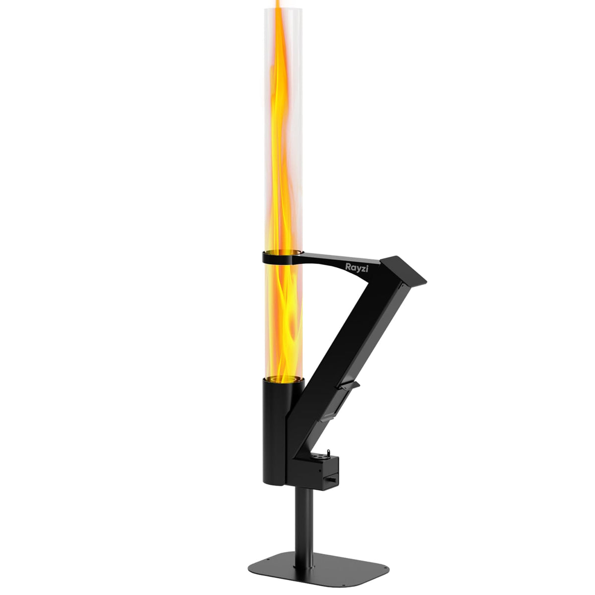 58 Inch Rocket Stove，Decorative Wood Pellet Heater，Outdoor Fireplace