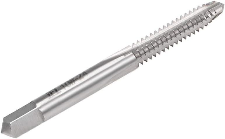 uxcell Machine Tap #10-24 UNC Thread 2B Class 3 Flutes High Speed Steel Screw Threading Tap Tapping Tool 5pcs