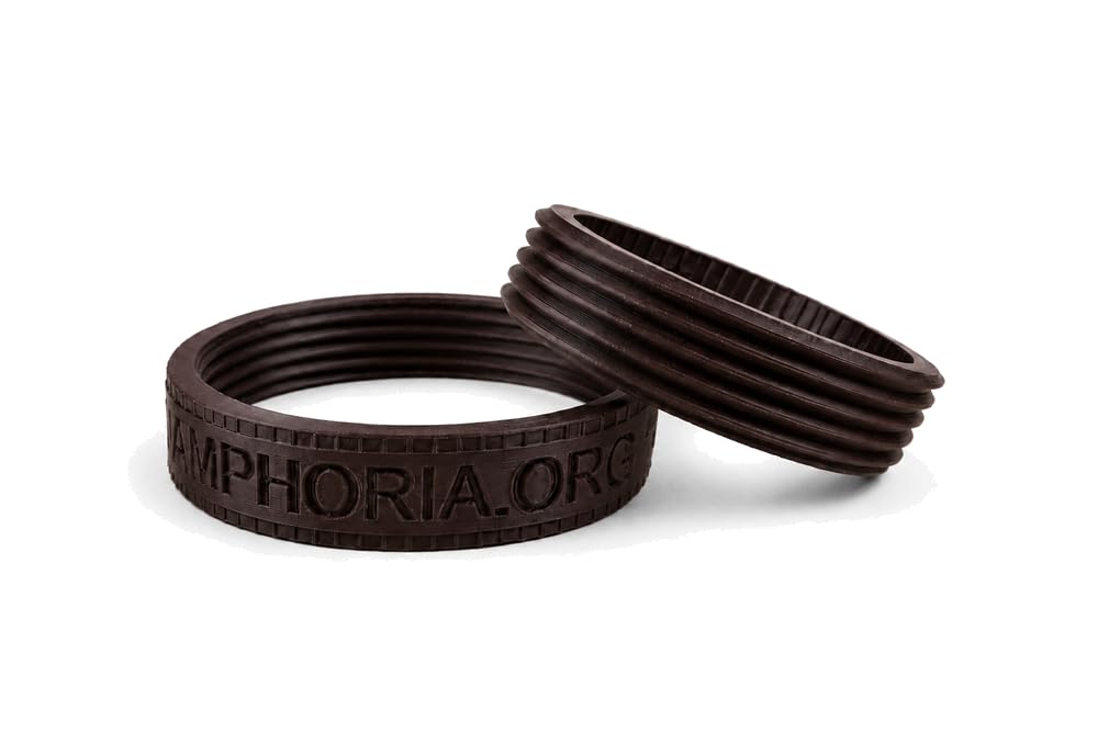 Amphoria Woodturning Threaded Inserts - Polymer (Chocolate, 3.0" (76.2mm))