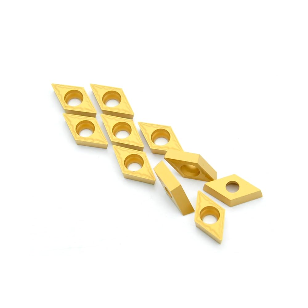 Turning Inserts DCMT32.51(DCMT11T304) for Steel Semi-Finish 10 Pcs