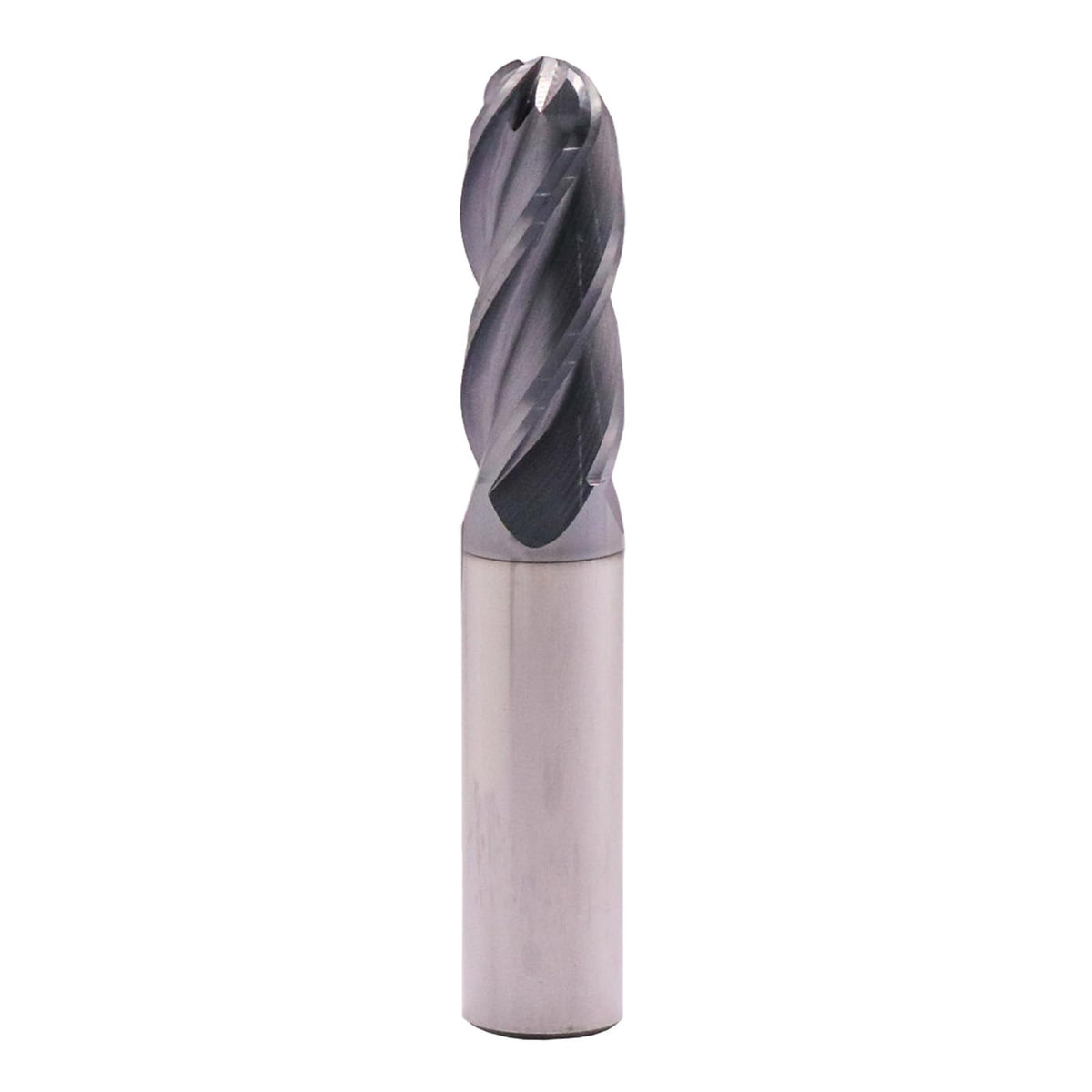 4 Flute Solid Carbide Ball Nose End Mill Cutter(1Pc, 1/2"), AlTiN Coated