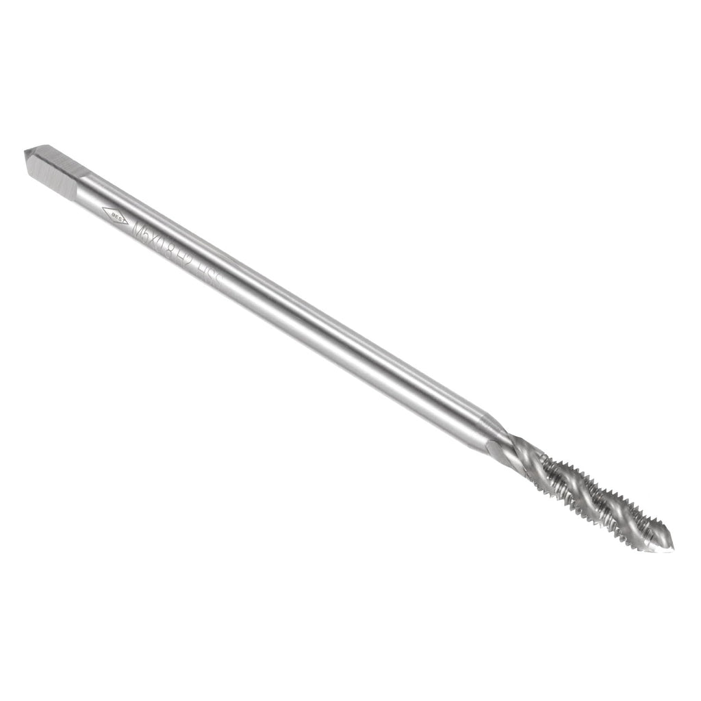 uxcell Spiral Flute Thread Tap, Metric M5 x 0.8 H2 100mm (4") Extra Long Machine Screw Tap Threading Tapping Tool, High Speed Steel (HSS)