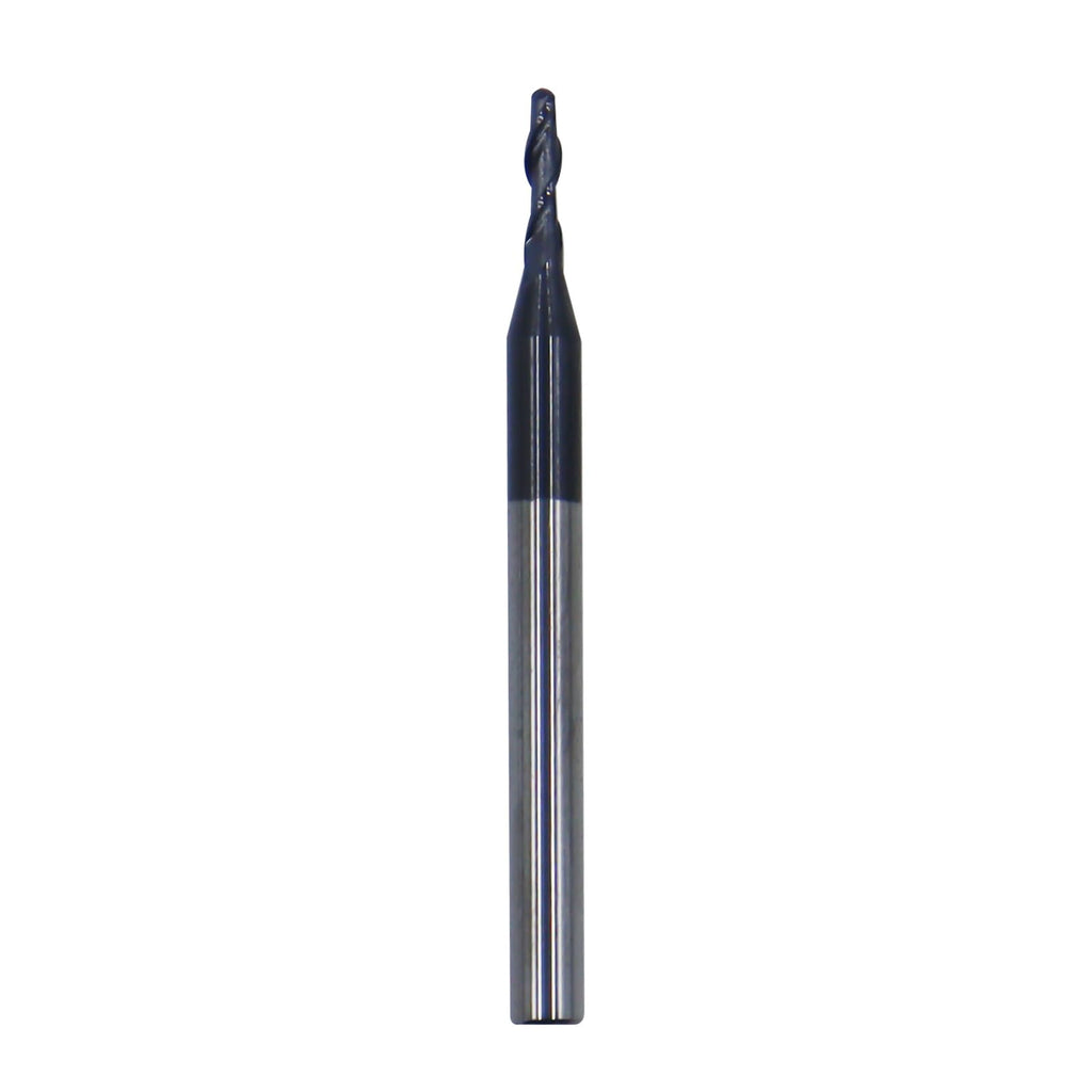 5PCS 1/16in Solid Carbide Ball Nose End Mill, 1/8" Shank Diameter, 2 Flute