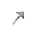 Tapered Drill Bit Chamfer Cutter Countersink Diamond Grinding Hole Tool 30mm Dia 90 Degree 8mm Shank for Ceramic Glass Marble Wood