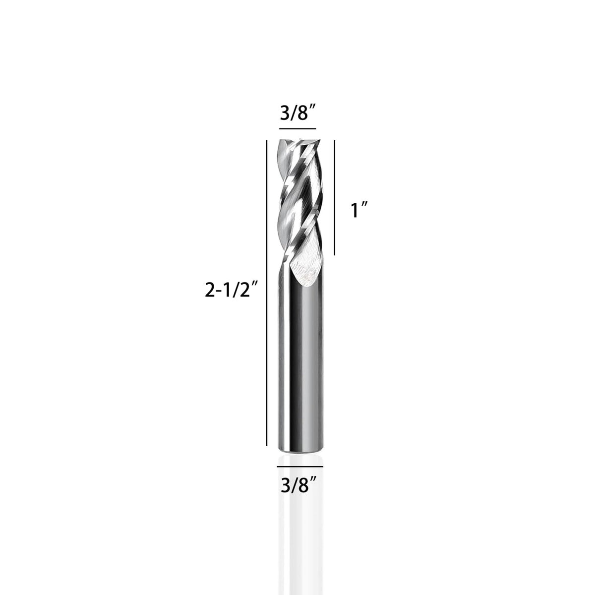NZ 3/8" 3-Flute Square End Mill