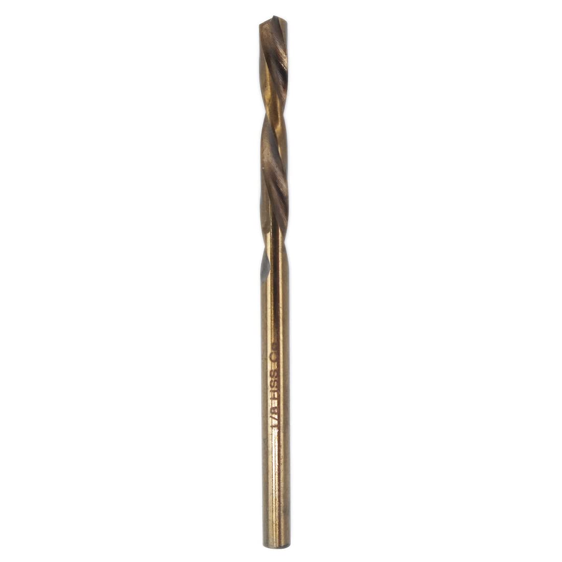 1/8-Inch Cobalt Steel M35 Left Hand Drill Bit, Pack of 6