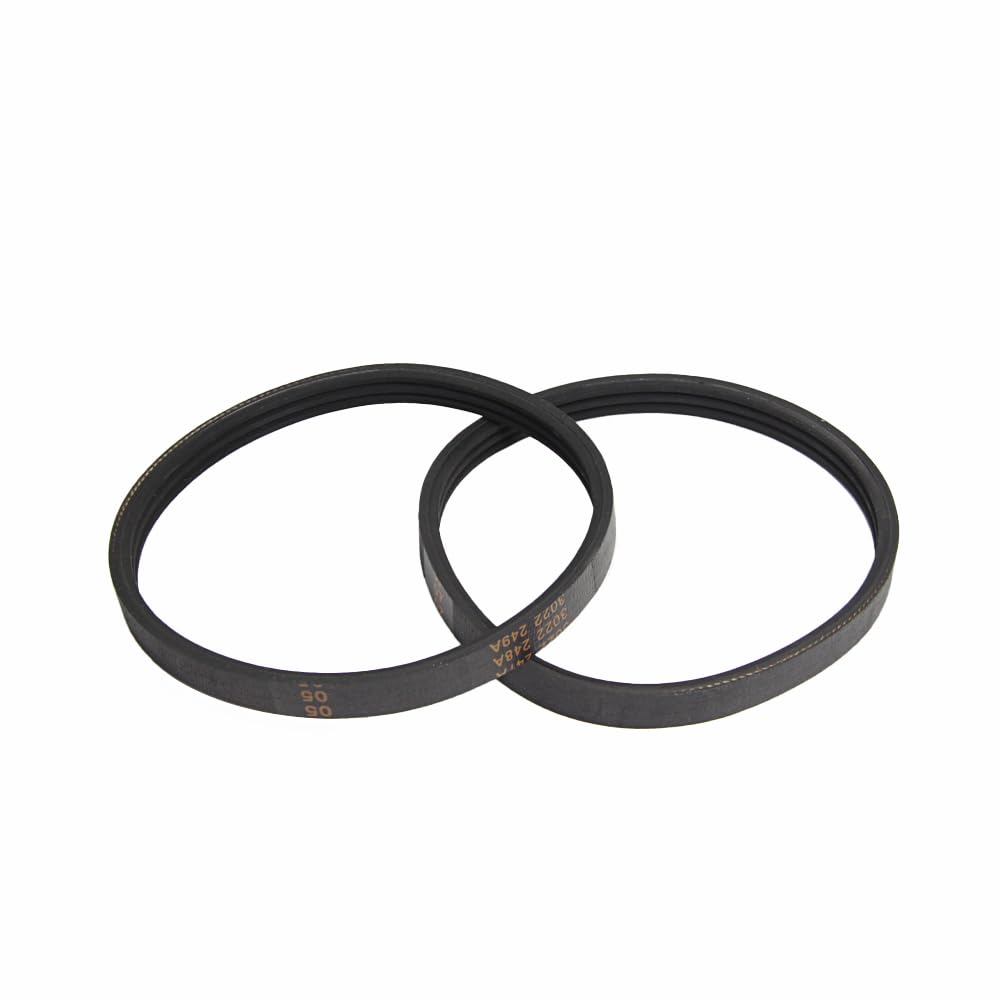 NANGUAL 2pcs Rubber V-belt For P611 18V Fit For DCP580B 20V Power Tools Spare Parts Planer Drive Belt 039821001042 N421858