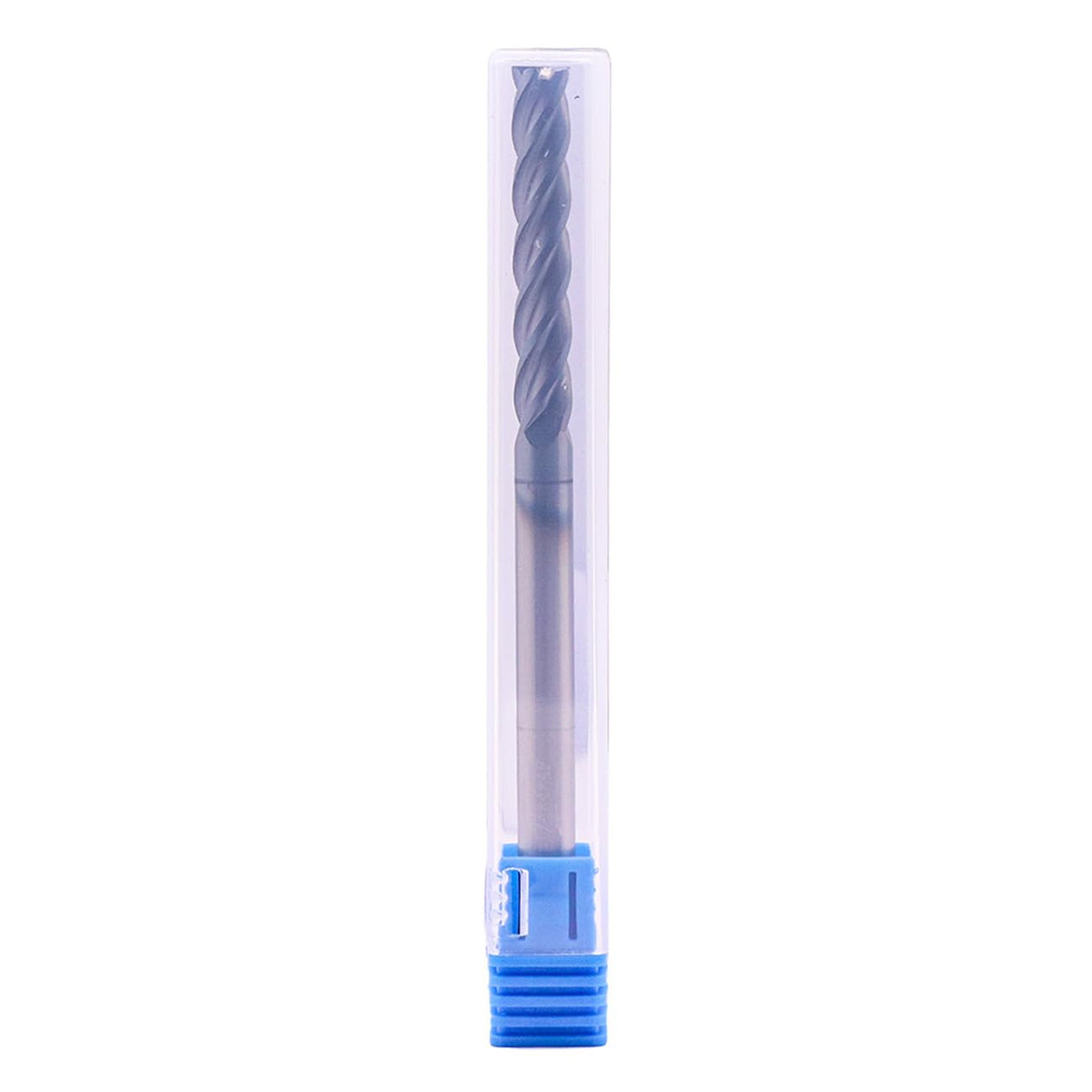 1/4" 4 Flute Solid Carbide Long Square End Mill, 4" OAL, AlTiN Coated