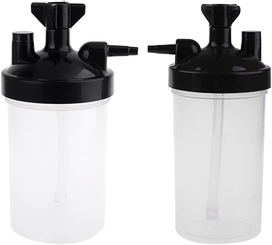 Humidifying Cup Humidifier Water Bottle for Regulator High Flows Bubbler Bottle for Concentrators