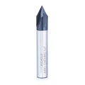 AYCHOLIZ 60 Degree Chamfer End Mill 3/8" Diameter Carbide Chamfering Mill 4 Flute CNC V Bit for Chamfering (AlTiN Coated)