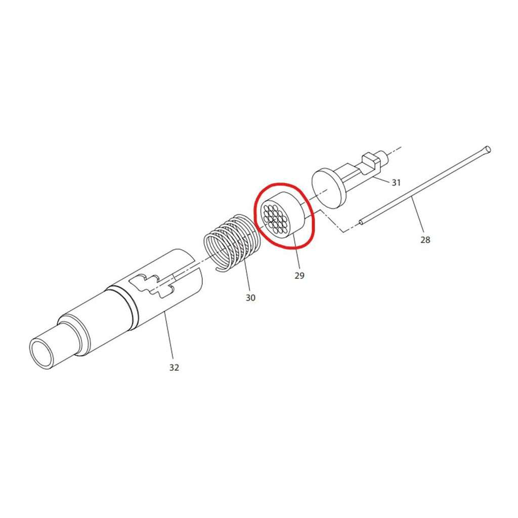 Ingersoll Rand PF2219-21 Replacement Needle Holder