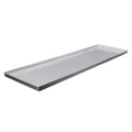 YUE JJXN Stainless Steel Tray, Plant Watering Tray, Four Sided Heightened Design, Suitable for AC Units and Flower Pot Plant Trays(101x12x2.5cm/40x5x1in)