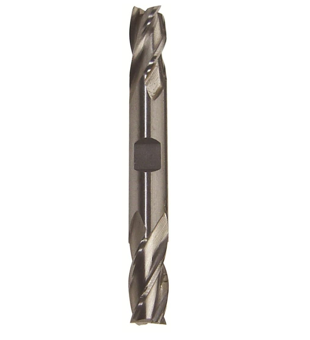 Drill America 9/32" High Speed Steel 4 Flute Double End End Mill, DWC Series