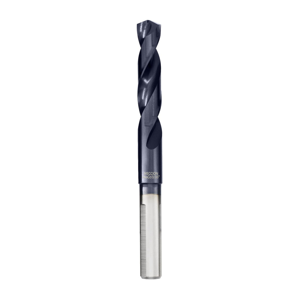 Meccion M35 Cobalt Drill Bits 9/16 Inch TiAIN HSS Drill Bit for Metal