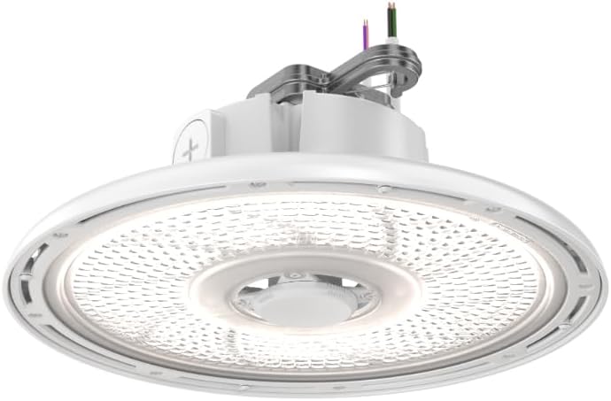 Lithonia Lighting Round High Bay LED Light Adjustable Lumens, 3-in-1 CCT