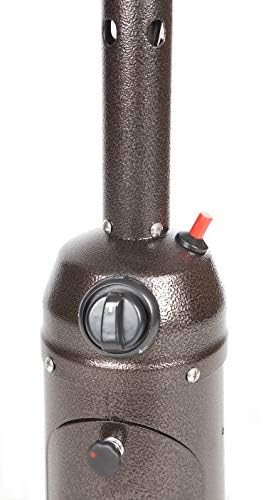 Portable Tabletop Patio Heater, 11000BTU, Propane Outdoor Heater, Variable Control, Anti-tilt Protection, Flameout