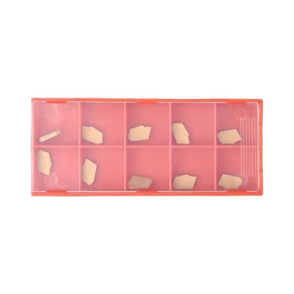 10 Pack GTN-2 QC1402 Carbide Inserts for CNC Lathe Turning and Grooving