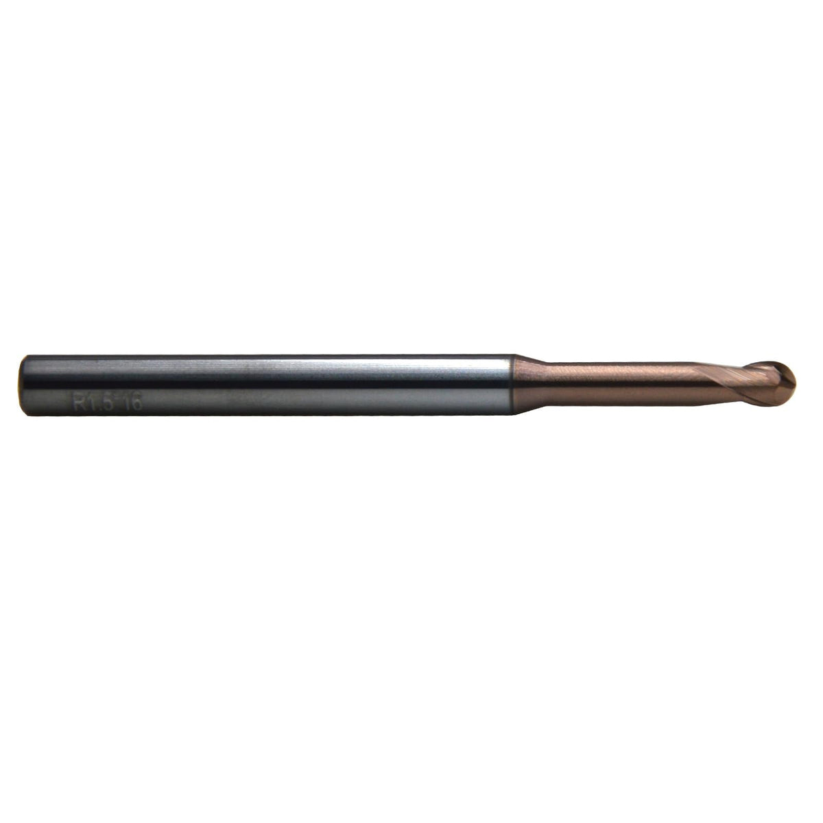 WKSTOOL 0.2mm Mill Dia 2Flutes Long Reach Neck Solid Carbide Ball Nose Mill Cutter Deep Cavity Milling CNC Router Bit for Hardened Steels