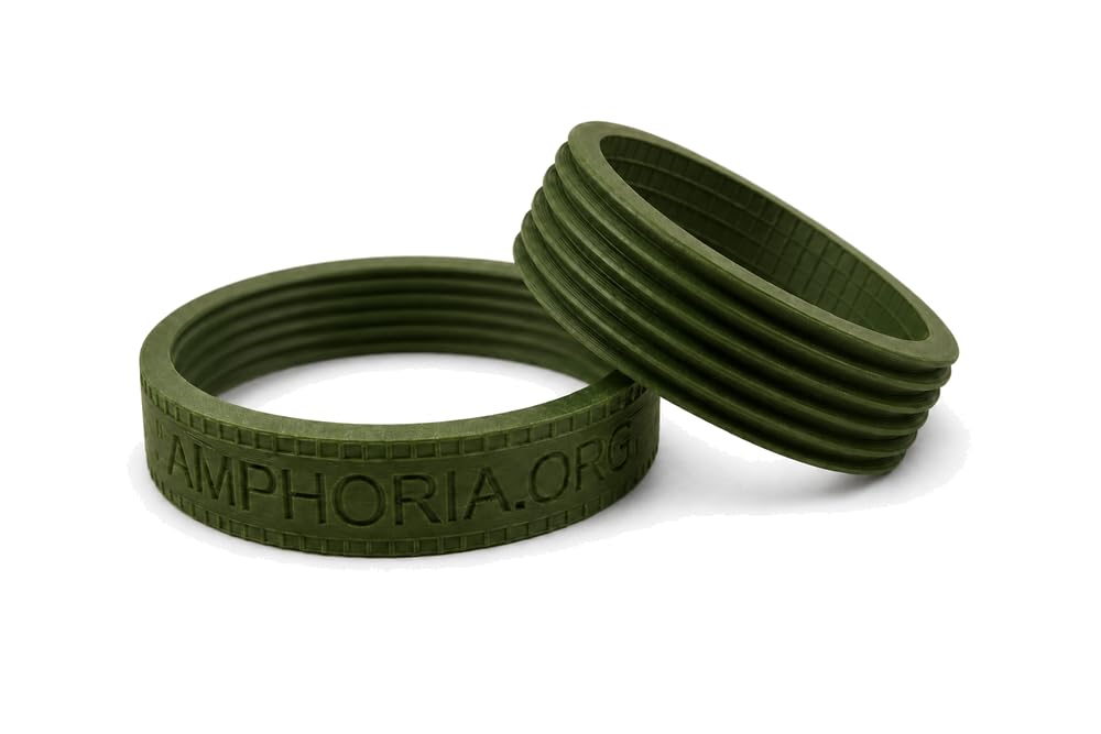 Amphoria Woodturning Threaded Inserts - Polymer (Olive, 2.5" (63.5mm))