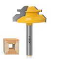 45 Degree Lock Miter Router Bit 1/4 Inch Shank.Woodworking Tools Joint Router Bits，Wood Milling Cutter Glue Joint Tools Set (1/4inch Shank, 1-3/8")