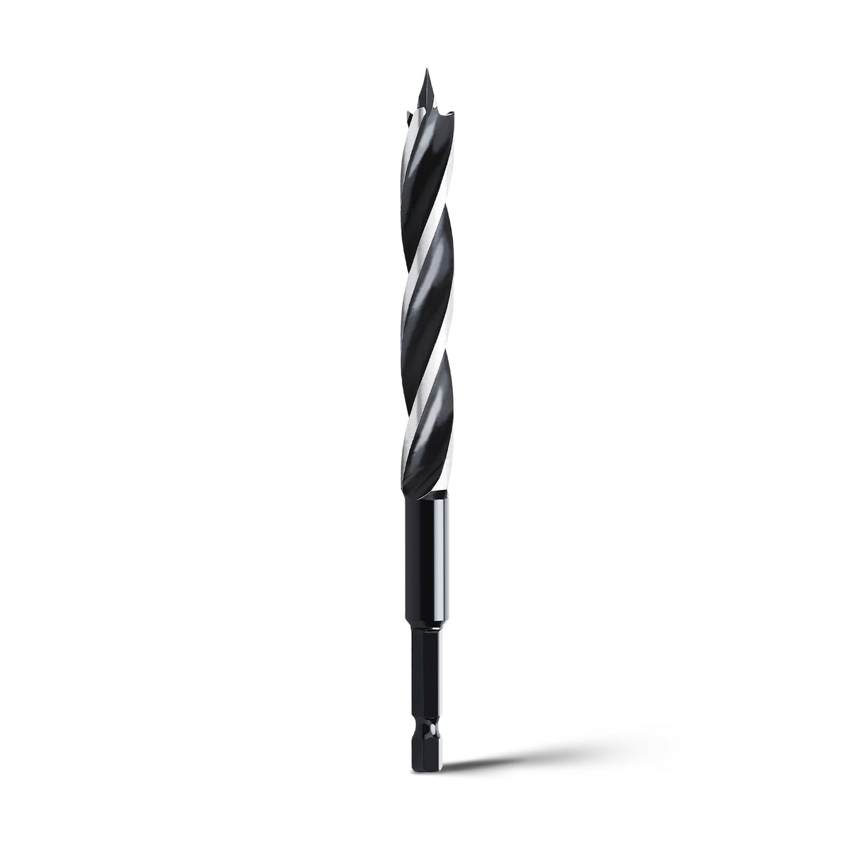 WOBLLMX 1/2" x 6" Auger Drill Bit for Soft and Hard Wood,1/4" Hex Shank