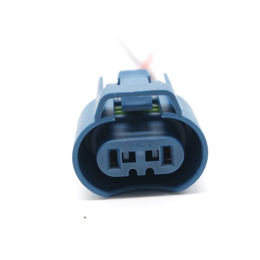 YSY 4pcs OEM 9005 HB3 H10 9145 Female Adapters Wiring Harness Sockets w/ 4-Inch Wire Pigtails Compatible with Headlights or Fog Lights Use (9005 HB3)