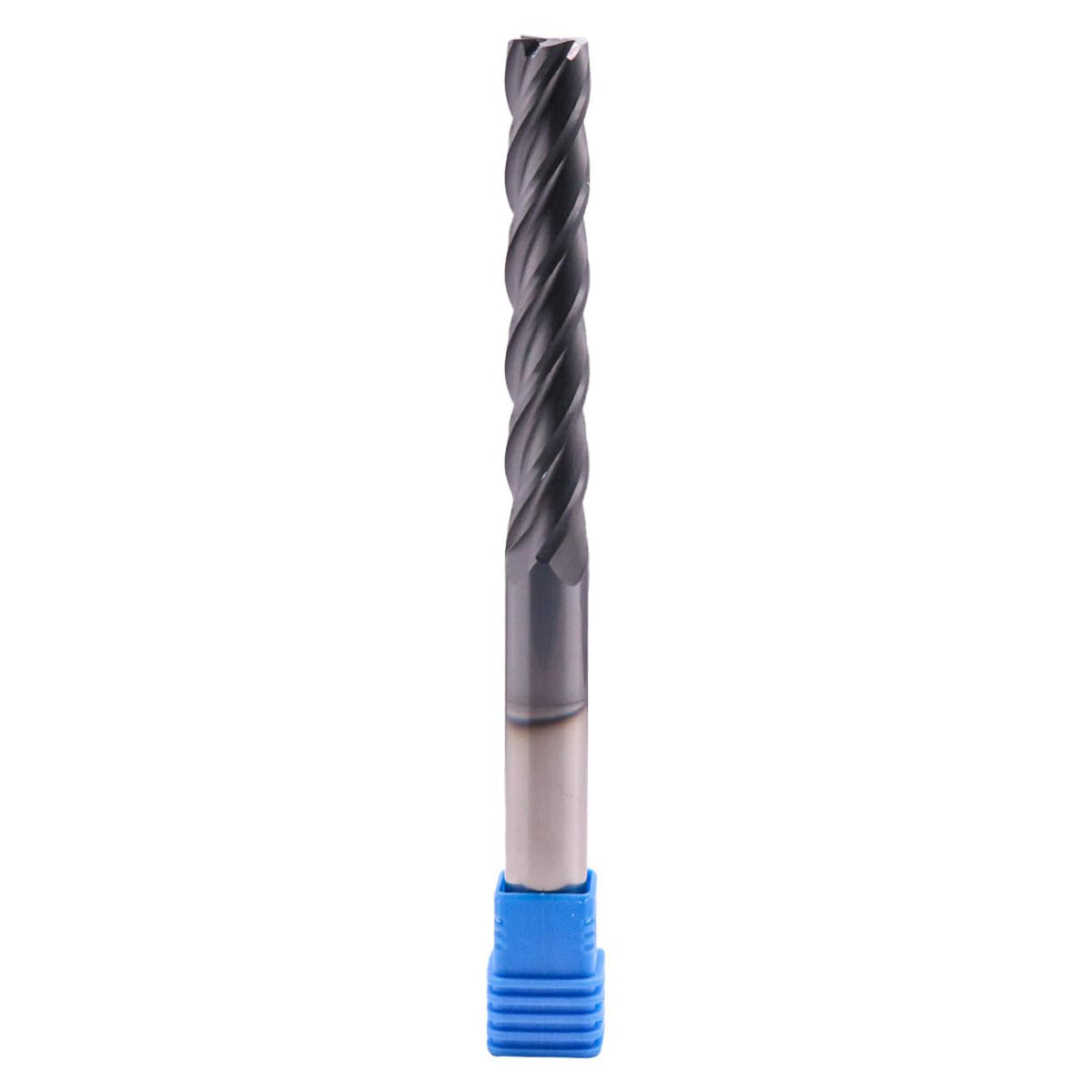 1/2" 4 Flute Solid Carbide Extra Long Square End Mill, 6" OAL, AlTiN Coated