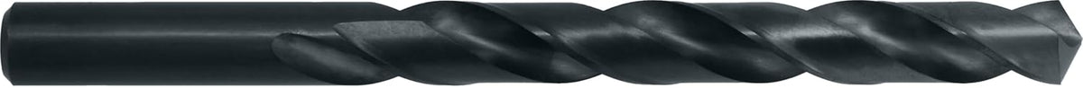 Chicago Latrobe 150 High-Speed Steel Jobber Length Drill Bit, Black Oxide Finish, Round Shank, 118 Degree Conventional Point, 5/8" Size (Pack of 1)