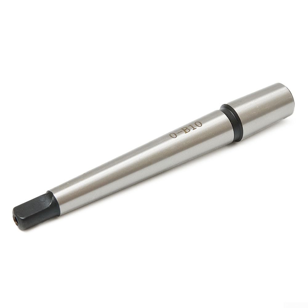 MT0-B10 Drill Chuck Arbor Tools Holder for Morse Taper MT0 Spindle to B10 Chuck 65Mn Steel 80mm Length Lathe Workholding Accessory