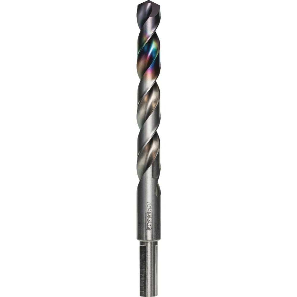 Diablo Metal Demon Drill Bits - 1/2" Diameter, 3-Flats-Reduced Shank