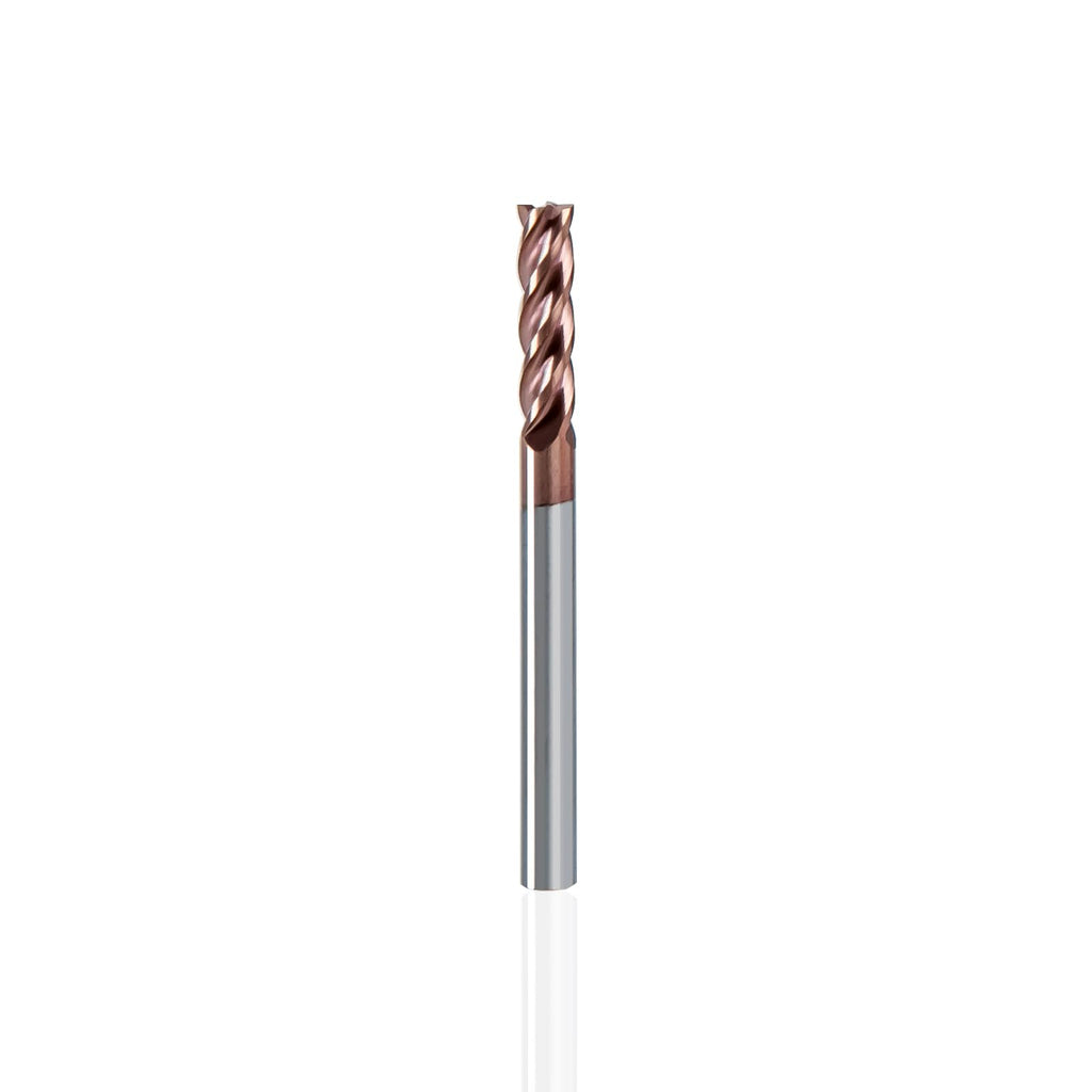 NZ 4 Flute 1/8" Square End Mill with TiSiN Coating