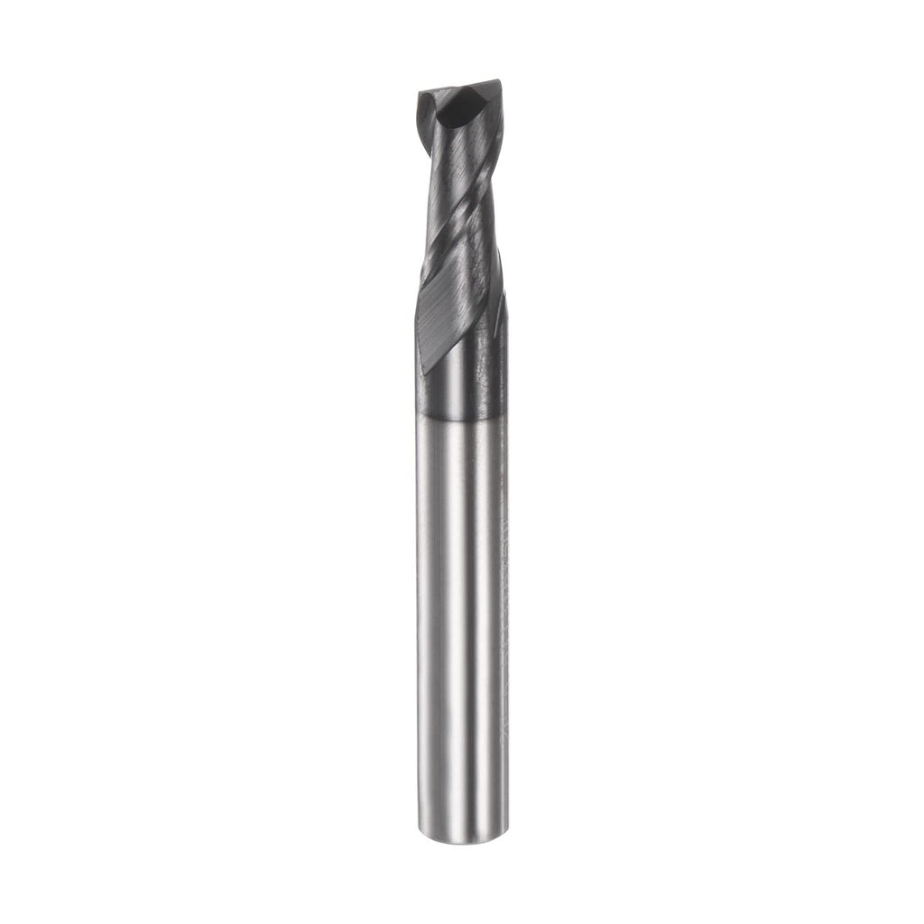 HARFINGTON Square End Mill 5.5mm x 13mm Cutting 6mm Shank Micro Grain Solid Carbide AlTiN Coated 2 Flutes Milling Bit Cutter for Alloy Hardened Steel Aluminum
