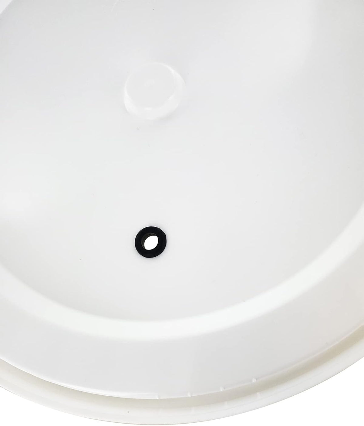 6.5 Gallon Plastic Drilled and Grommeted Lid Fits 6.5 Gallon Fermenters
