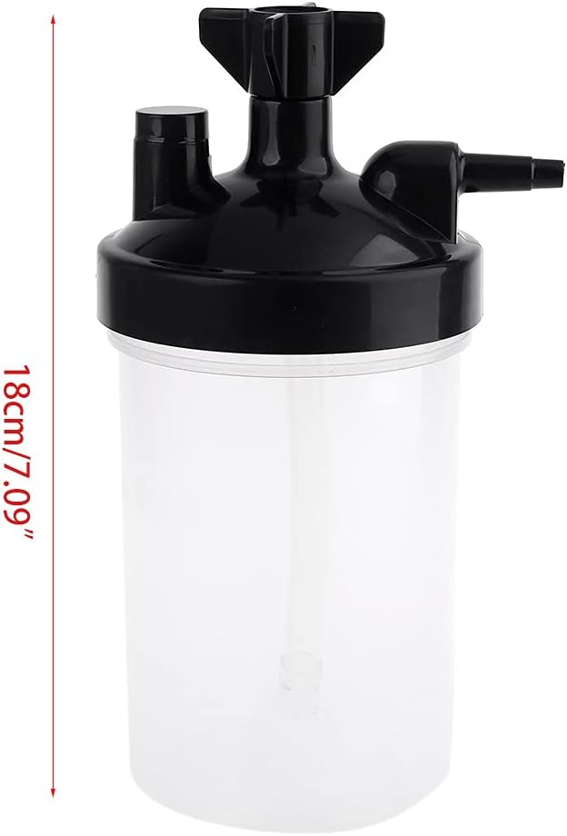 Humidifying Cup Humidifier Water Bottle for Regulator High Flows Bubbler Bottle for Concentrators