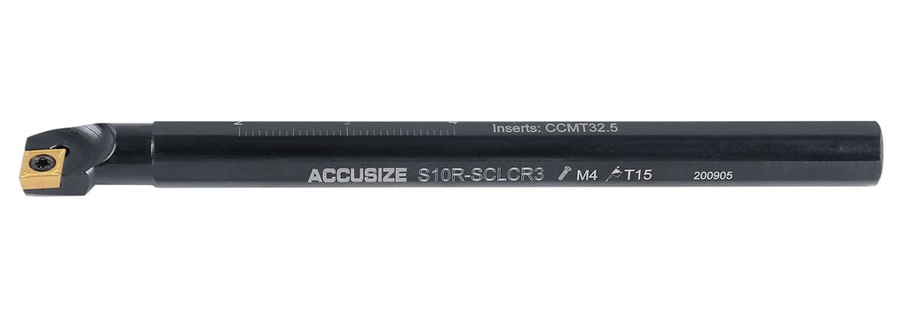 Accusize 5/8" x 8" SCLCR Indexable Boring Bar, CCMT32.5, P252-S405