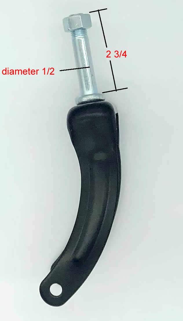 8 Inch Wheel Fork Caster Drive Front Fork Drives Replacement Parts for Wheelchairs,1 Pair